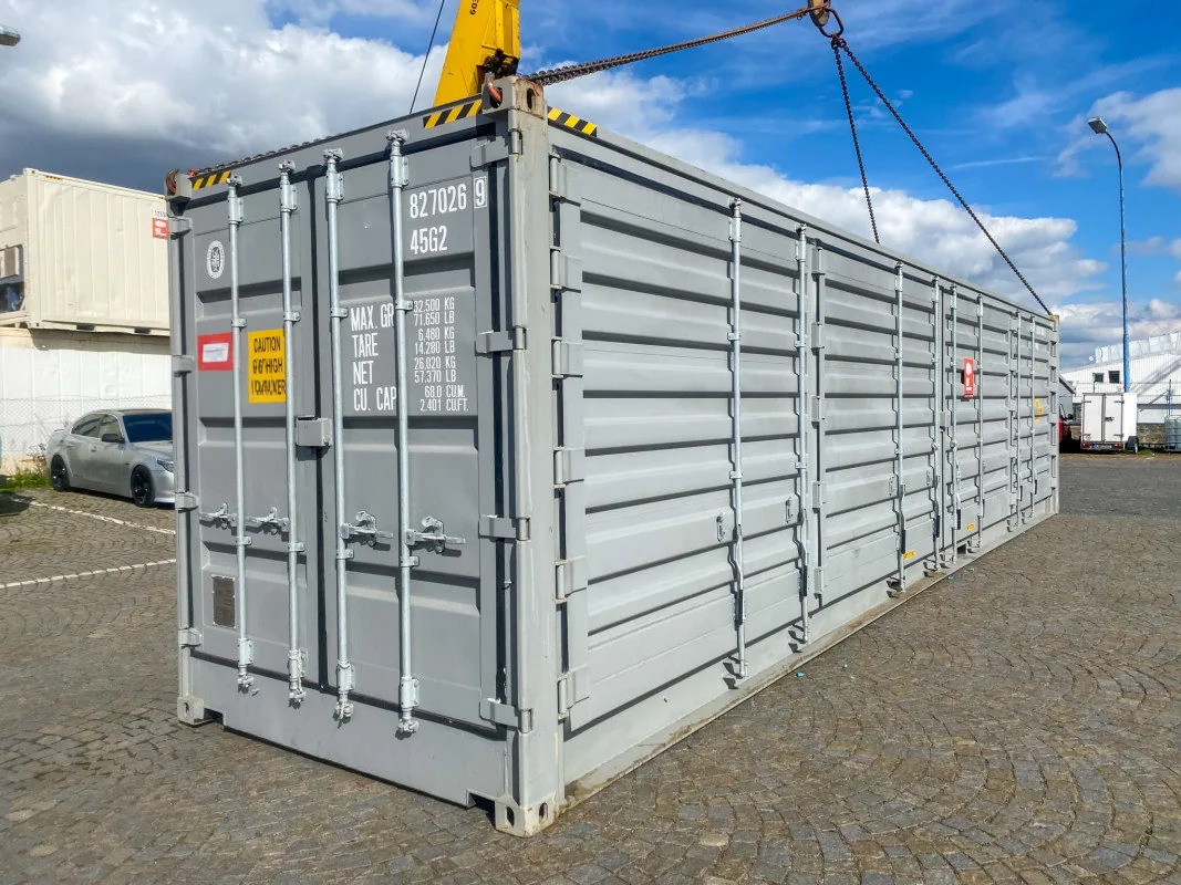 40ft High Cube Open Side Shipping Container